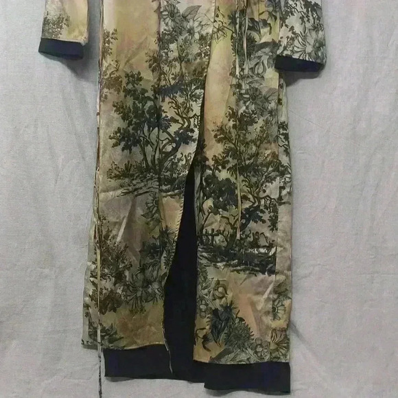 NWT Zara Printed Wrap Robe - Picture 13 of 15
